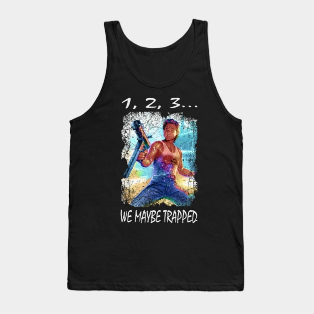 Kung Fu Chaos Jack Burton's Big Trouble Quest Tank Top by Skateboarding Flaming Skeleton